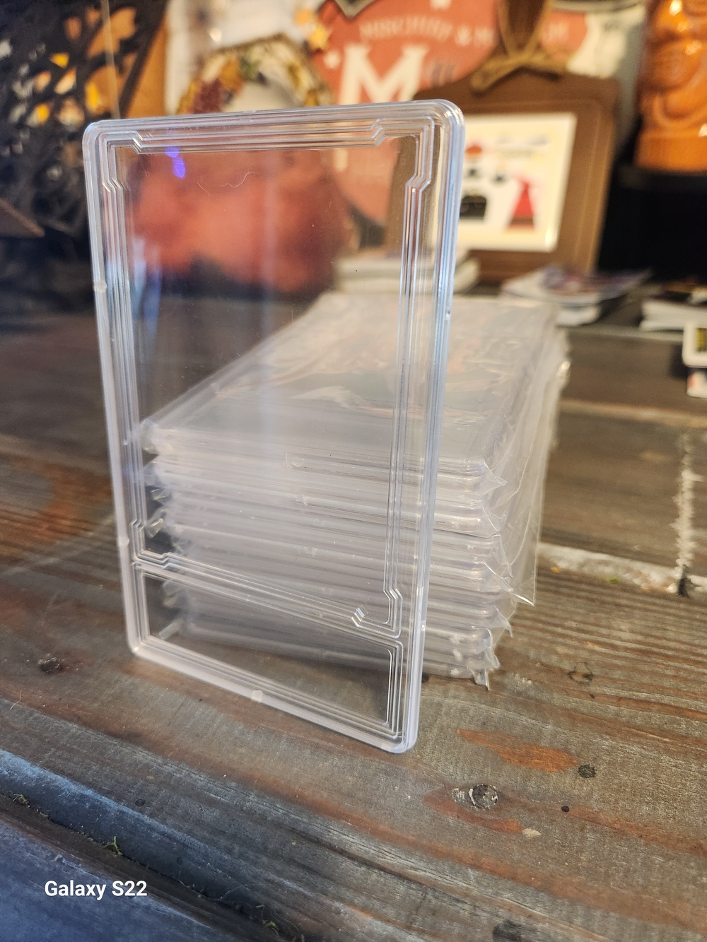 Clear Protective Plastic Card Sleeves - Transparent Set Of 50